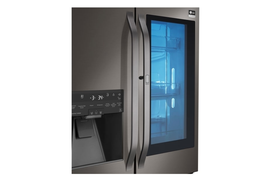 LG 24 pies cúbicos | InstaView™ Door-in-Door® | French Door| Slim SpacePlus™ | Compresor lineal inverter | ThinQ™ , LSFXC2496D, thumbnail 4