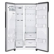 LG 24 pᶟ |Side by Side|Moist Balance Crisper™ |Compresor linear inverter| Dark Graphite Steel |Smart Diagnosis™ (Neto: 21 pᶟ), LS63SPGK, thumbnail 9