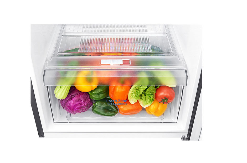 LG 15 pᶟ |Top Freezer |LINEARCooling™ |Compresor linear Inverter|Acero Brillante |Smart Diagnosis™ (Neto: 14 pᶟ), LT39BPP, thumbnail 4