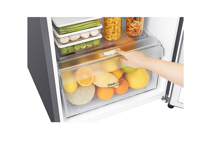 LG 15 pᶟ |Top Freezer |LINEARCooling™ |Compresor linear Inverter|Acero Brillante |Smart Diagnosis™ (Neto: 14 pᶟ), LT39BPP, thumbnail 5