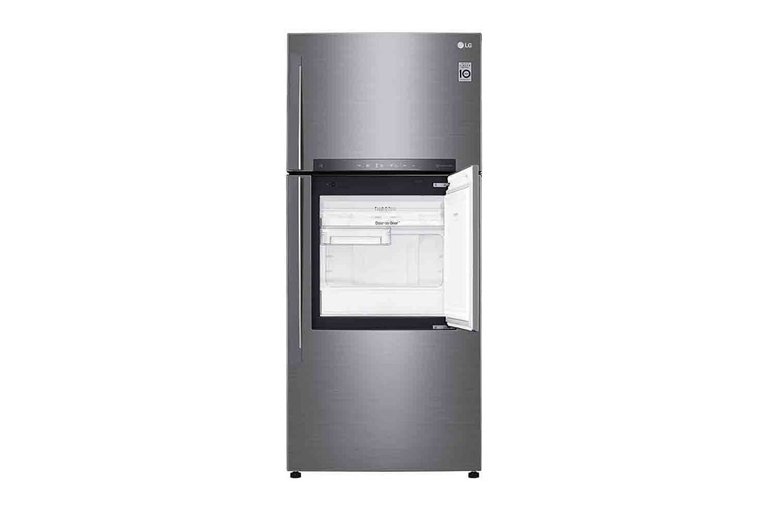 LG 19 pᶟ |Door-in-Door® |Top Freezer |Compresor linear inverter |Platinum silver |ThinQ™ , LT51MDP, thumbnail 2