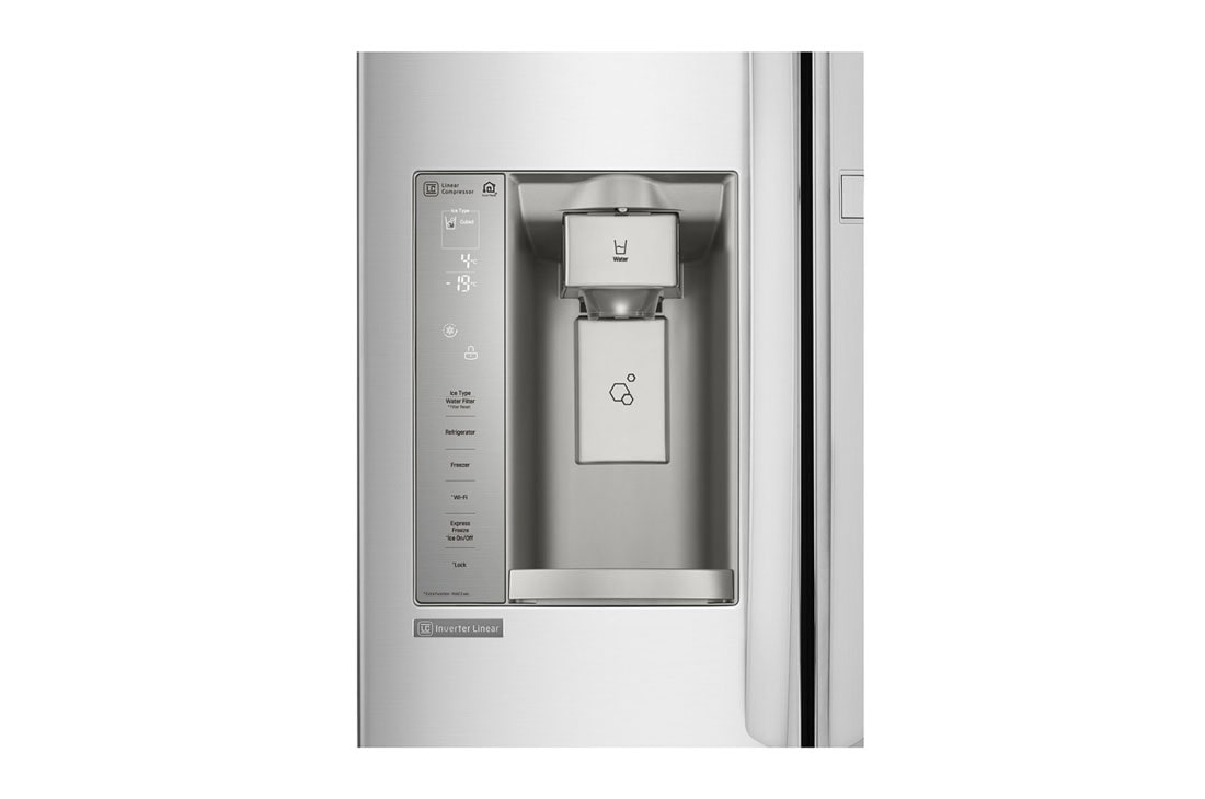 LG 28 pᶟ |InstaView™ Door-in-Door®|Side by Side |Compresor linear inverter |Acero Inoxidable |ThinQ™ (Neto: 27 pᶟ), LS74SXS, thumbnail 7