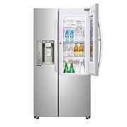 LG 28 pᶟ |InstaView™ Door-in-Door®|Side by Side |Compresor linear inverter |Acero Inoxidable |ThinQ™ (Neto: 27 pᶟ), LS74SXS, thumbnail 9