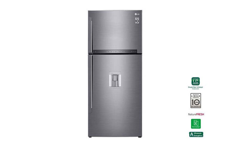 LG Refrigerador Top Freezer  | Compresor Linear inverter | Dispensador de agua | Capacidad 15 cu.ft, LT43SGP, thumbnail 1