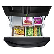 LG 28 pᶟ |InstaView™ Door-in-Door®|French Door|Hygiene Fresh⁺ |Compresor linear inverter |Negro Mate |ThinQ™ , LM75SXT, thumbnail 9