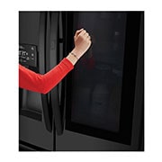 LG 28 pᶟ |InstaView™ Door-in-Door®|French Door|Hygiene Fresh⁺ |Compresor linear inverter |Negro Mate |ThinQ™ , LM75SXT, thumbnail 4