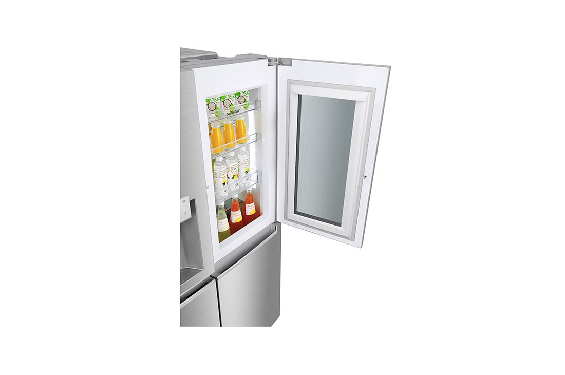 LG 28 pᶟ |InstaView™ Door-in-Door®|Side by Side |Hygiene Fresh⁺ |Compresor linear inverter |Acero Inoxidable|ThinQ™ , LS74SXP, thumbnail 6