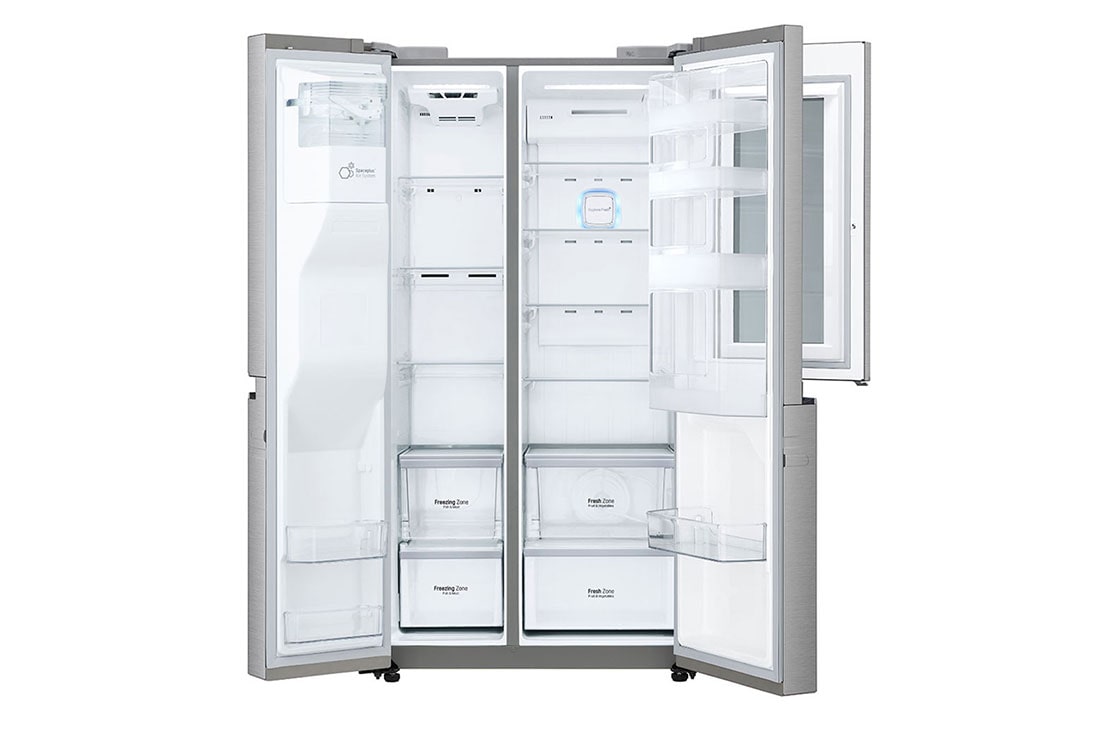 LG 28 pᶟ |InstaView™ Door-in-Door®|Side by Side |Hygiene Fresh⁺ |Compresor linear inverter |Acero Inoxidable|ThinQ™ , LS74SXP, thumbnail 11