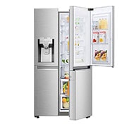 LG 28 pᶟ |InstaView™ Door-in-Door®|Side by Side |Hygiene Fresh⁺ |Compresor linear inverter |Acero Inoxidable|ThinQ™ , LS74SXP, thumbnail 2