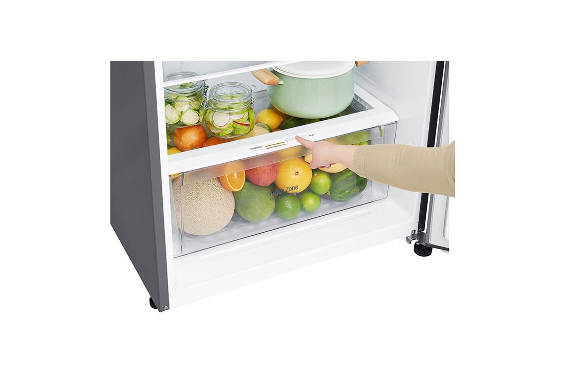 LG 15 pᶟ |Top Freezer |Door Cooling+ |Smart Inverter|Acero Brillante |Smart Diagnosis™ , GT40WDC, thumbnail 5