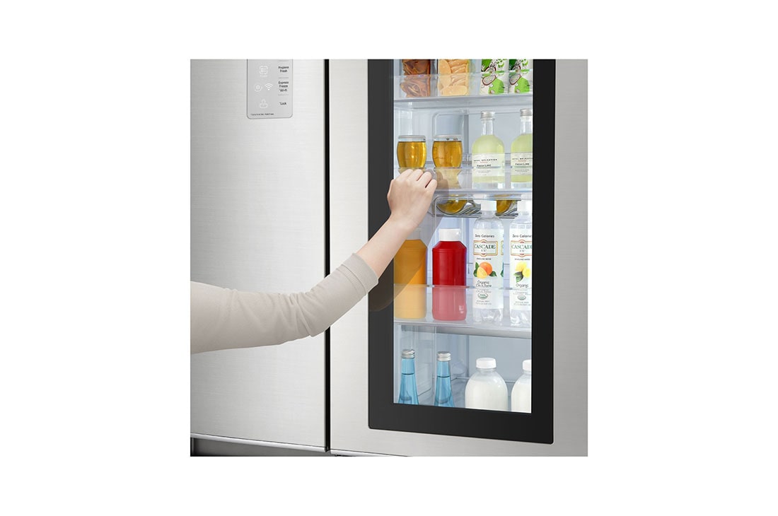 LG Refrigeradora Side By Side InstaView™ 24p³(Gross)/22.1p³(Net)  Door-in-Door® Smart ThinQ™ FRESH Balancer™ Linear Inverter, LS65MXN, thumbnail 5