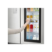 LG Refrigeradora Side By Side InstaView™ 24p³(Gross)/22.1p³(Net)  Door-in-Door® Smart ThinQ™ FRESH Balancer™ Linear Inverter, LS65MXN, thumbnail 5