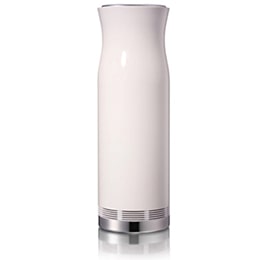 Speaker portátil, altavoz cilíndrico, sonido 360° y batería de larga duración.2