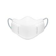 LG PuriCare™ Ventilador Dual Inverter Filtro HEPA H13, Vista frontal del cuerpo con una luz verde indicando una batería llena, AP300AWFA, thumbnail 1