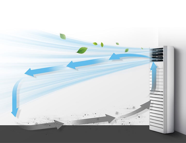 Circulación de aire directa