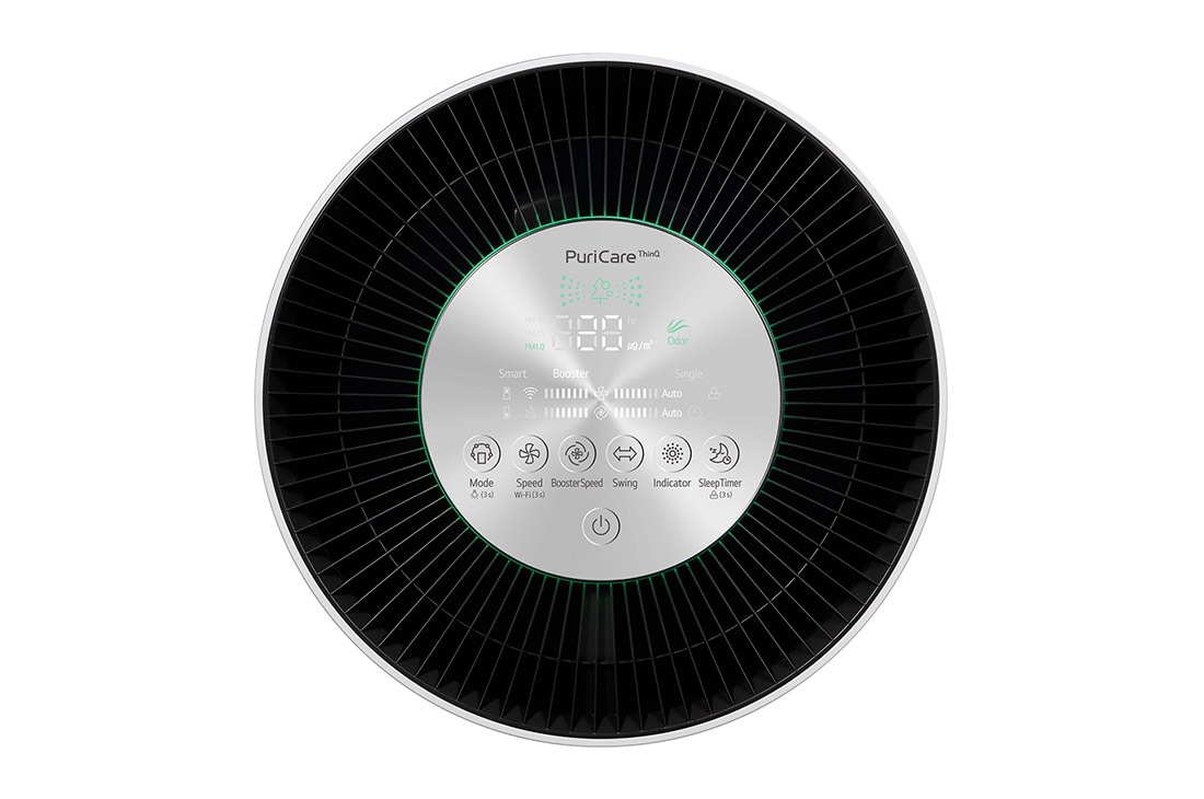 LG Purificador de Aire PuriCare™ 360 grados 2 pisos ThinQ™, Vista del panel superior, AS101DWH0, thumbnail 3