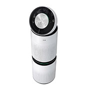 LG Purificador de Aire PuriCare™ 360 grados 2 pisos ThinQ™, Vista lateral derecha superior - Reforzador de limpieza abierto, AS101DWH0, thumbnail 8