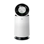 LG Purificador de Aire PuriCare™  360 grados filtración múltiple ThinQ™ , Vista abierta del reforzador de limpieza frontal, AS651DWH0, thumbnail 1