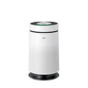LG Purificador de Aire PuriCare™  360 grados filtración múltiple ThinQ™ , Vista cerrada del reforzador de limpieza frontal, AS651DWH0, thumbnail 2