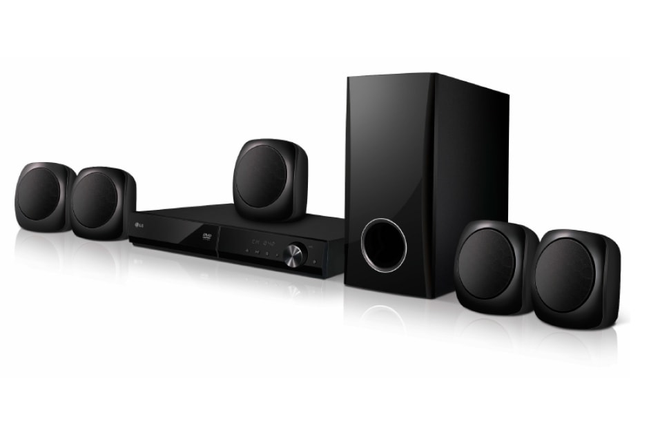 LG Teatro en casa LG LHD427 con 330 W de potencia, 5.1 canales DVD player, LHD427