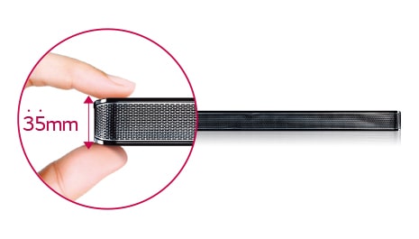 Diseño Ultra Delgado 35 mm