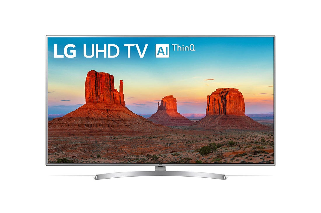 LG TV 55'' | UHD 4K SMART TV | Ultra HD LED | Procesador α5 | ThinQ™ AI | 4K HDR Activo | Verdadera Precisión del Color | DTS Virtual:X, 55UK6550PDB
