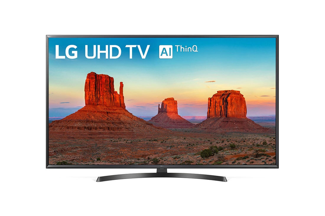 LG TV 55'' | UHD 4K SMART TV | Ultra HD LED | Procesador α5 | ThinQ™ AI | 4K HDR Activo | Verdadera Precisión del Color | DTS Virtual:X, 55UK6350PDC