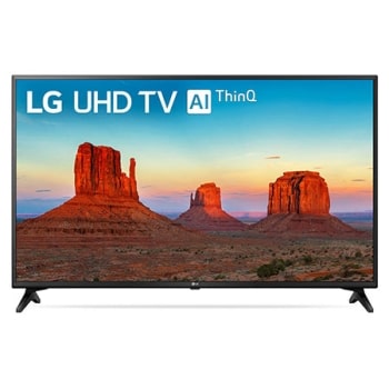 TV 49'' | UHD 4K SMART TV | Ultra HD LED | Procesador α5 | ThinQ™ AI | 4K HDR Activo | Verdadera Precisión del Color | DTS Virtual:X1