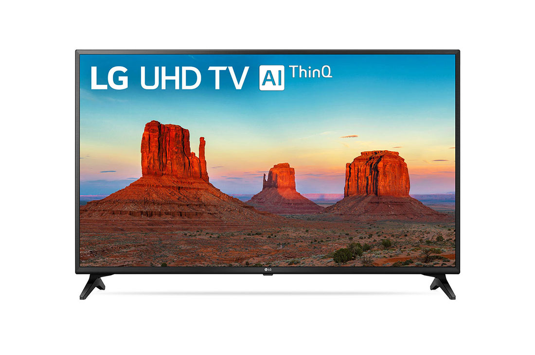 LG TV 49'' | UHD 4K SMART TV | Ultra HD LED | Procesador α5 | ThinQ™ AI | 4K HDR Activo | Verdadera Precisión del Color | DTS Virtual:X, 49UK6200PUA