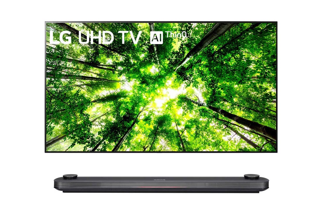 LG OLED TV 65'' | UHD 4K SMART TV | Ultra HD | Procesador α9 | ThinQ™ AI | Diseno Super Delgado | Resolución tipo Cine 4K HDR / HFR | Sonido Frontal, OLED65W8PSA