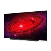 LG OLED TV 55'' 4K | Pixeles con Auto- Iluminación | UHD 4K SMART TV | Ultra HD LED | Procesador α9 Gen 3 | ThinQ™ AI | Dolby Vision- Atmos, Vista lateral de 30 grados con imagen de relleno, OLED55CXPUA, thumbnail 2
