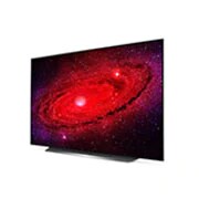 LG OLED TV 55'' 4K | Pixeles con Auto- Iluminación | UHD 4K SMART TV | Ultra HD LED | Procesador α9 Gen 3 | ThinQ™ AI | Dolby Vision- Atmos, Vista lateral de 60 grados con imagen de relleno, OLED55CXPUA, thumbnail 3