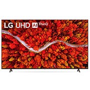 LG 82'' Serie UP80  Smart 4K UHD TV, Vista frontal del televisor LG UHD, 82UP8050PSB.AWP, thumbnail 1