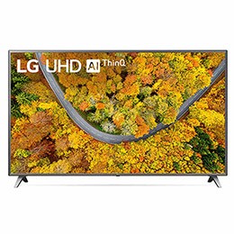 Vista frontal del televisor LG UHD2
