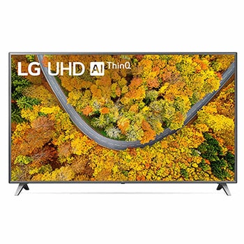 Vista frontal del televisor LG UHD1
