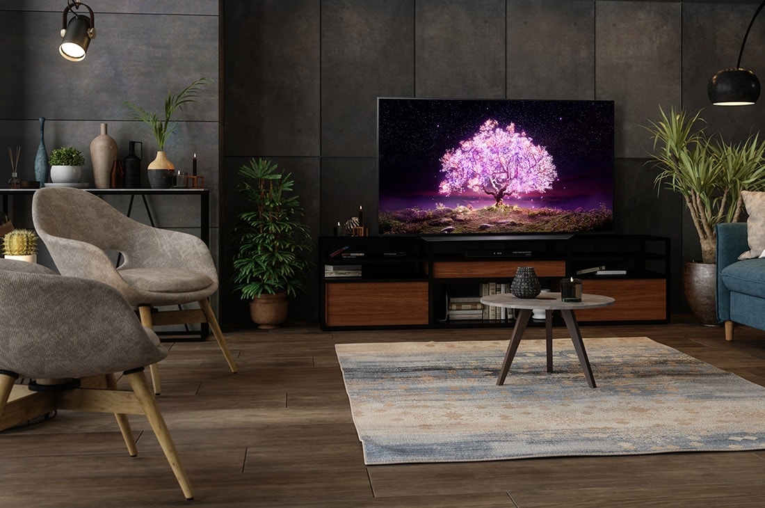 LG OLED 65'' C1 4K Smart TV con ThinQ AI (Inteligencia Artificial),  Procesador α9 Gen4 AI