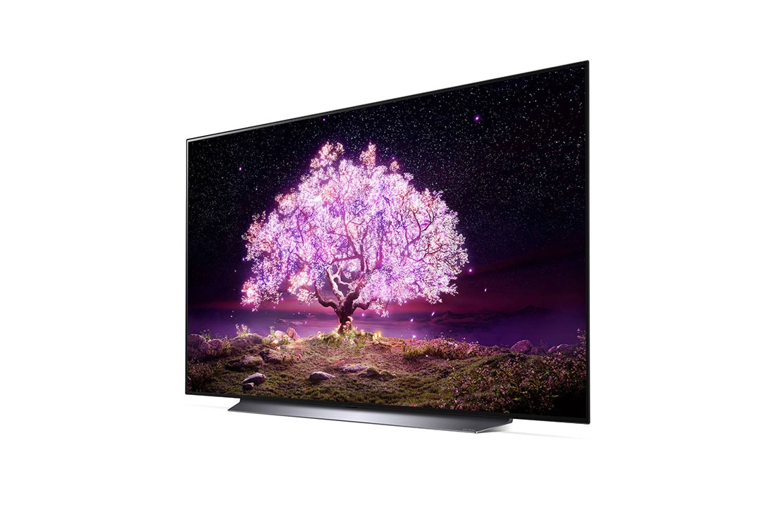 LG OLED 77'' C1 4K Smart TV con ThinQ AI (Inteligencia Artificial), Procesador α9 Gen4 AI , vista superior, OLED77C1PUB, thumbnail 4