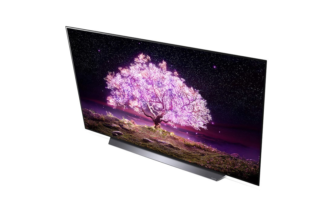 LG OLED 77'' C1 4K Smart TV con ThinQ AI (Inteligencia Artificial), Procesador α9 Gen4 AI , vista de primer plano de la puerta del minilavado, OLED77C1PUB, thumbnail 9