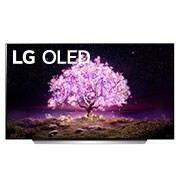LG OLED 77'' C1 4K Smart TV con ThinQ AI (Inteligencia Artificial), Procesador α9 Gen4 AI , vista frontal, OLED77C1PSA, thumbnail 1