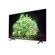 LG OLED 65'' A1 4K Smart TV con ThinQ AI (Inteligencia Artificial), Procesador α7 Gen4 AI , vista lateral inversa de 30 grados, OLED65A1PSA, thumbnail 4