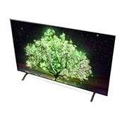 LG OLED 65'' A1 4K Smart TV con ThinQ AI (Inteligencia Artificial), Procesador α7 Gen4 AI , Vista en ángulo lateral superior, OLED65A1PSA, thumbnail 9