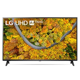 Vista frontal del televisor LG UHD2