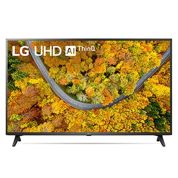 Vista frontal del televisor LG UHD1