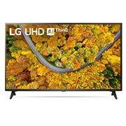 LG  LG UHD AI ThinQ 55'' UP75 4K Smart TV, α5 AI Processor, Vista frontal del televisor LG UHD, 55UP751C0SF, thumbnail 1