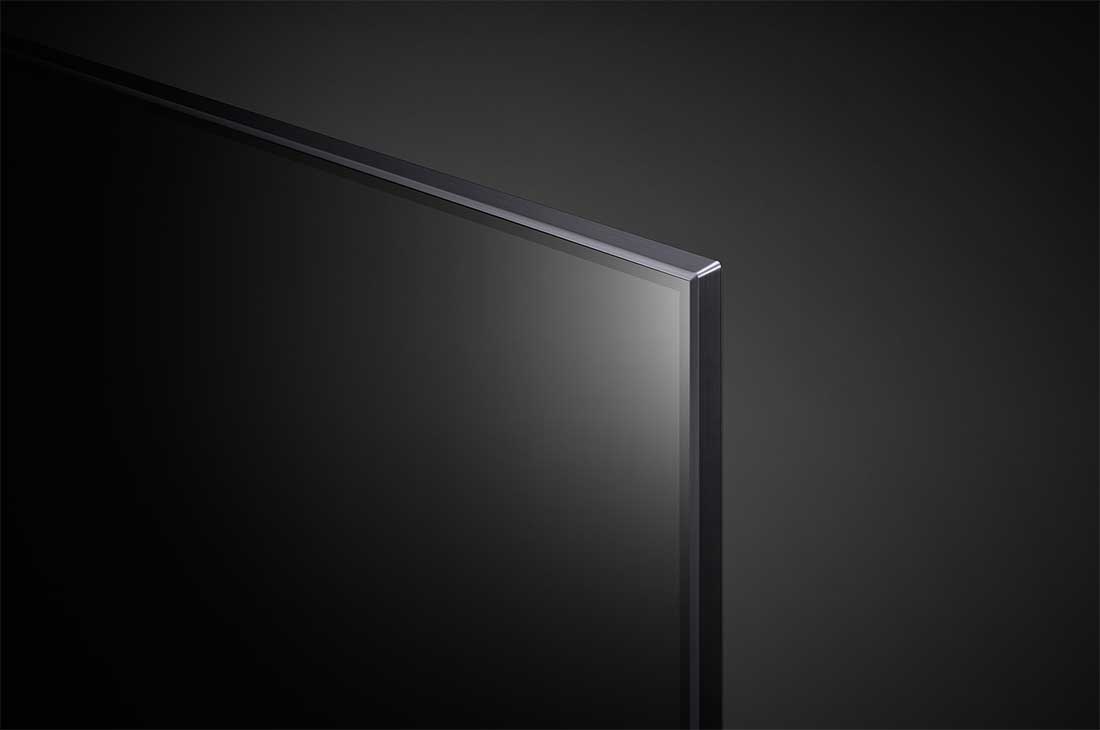 LG  LG NanoCell 65'' NANO80 4K Smart TV con ThinQ AI (Inteligencia Artificial), α5 AI Processor, vista de primer plano del panel, 65NANO80UPA, thumbnail 6