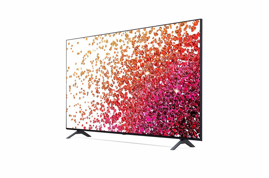 LG  LG NanoCell 55'' NANO75 4K Smart TV con ThinQ AI (Inteligencia Artificial), Procesador α5 AI, Vista lateral con imagen de relleno de 30 grados, 55NANO75SPA, thumbnail 3