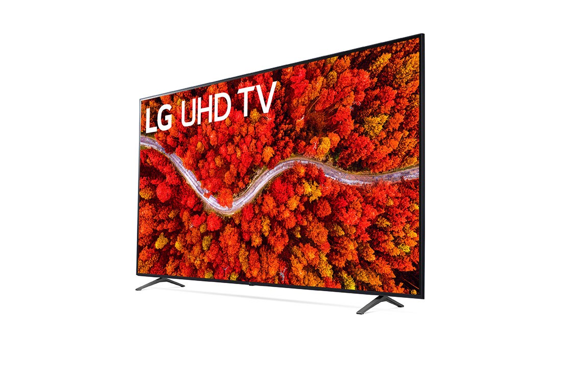 LG UHD AI ThinQ 86'' UP87 4K Smart TV, α7 AI Processor, Magic Remote, Vista lateral con imagen de relleno de -30 grados, 86UP8770PUA, thumbnail 3