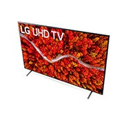 LG UHD AI ThinQ 86'' UP87 4K Smart TV, α7 AI Processor, Magic Remote, Top side angle view, 86UP8770PUA, thumbnail 6