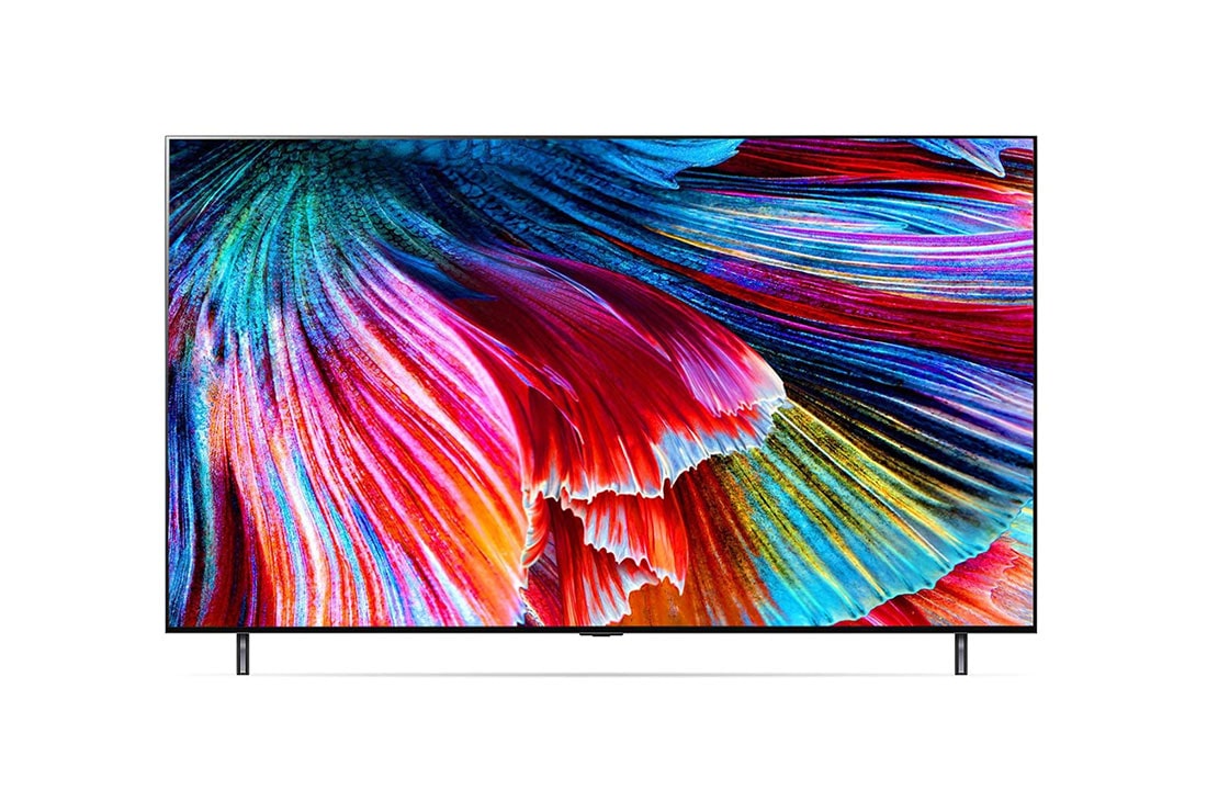 LG QNED Mini LED 75'' QNED99 8K Smart TV con ThinQ AI (Inteligencia Artificial), Procesador α9 Gen4 AI 8K, Vista frontal con imagen de relleno, 75QNED99SPA, thumbnail 2