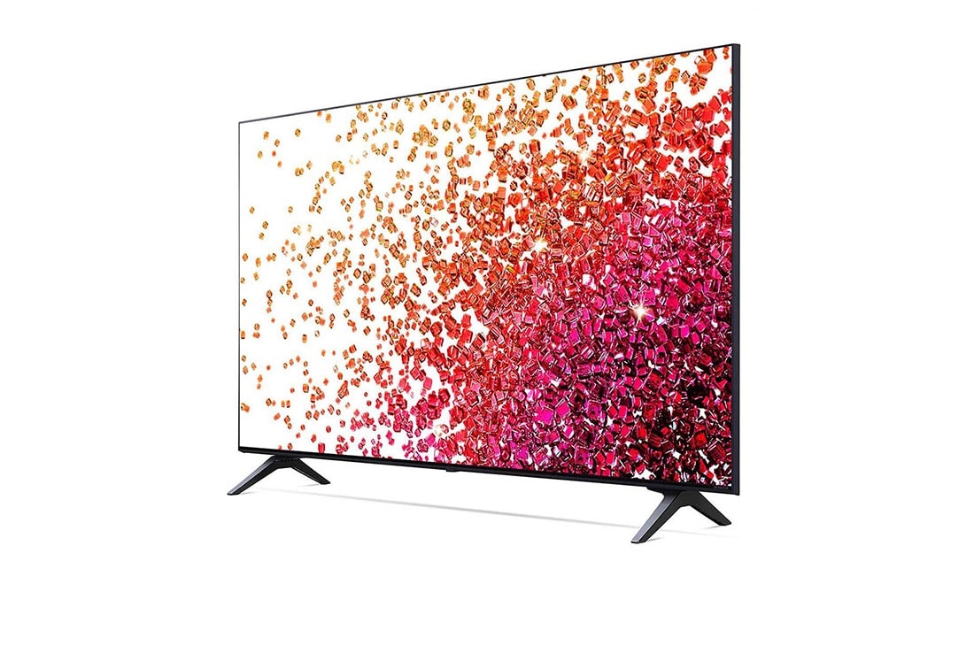 LG NanoCell 70'' NANO75 4K Smart TV con ThinQ AI (Inteligencia Artificial), Procesador α5 AI, Vista lateral de 30 grados con imagen de relleno, 70NANO75SPA, thumbnail 3